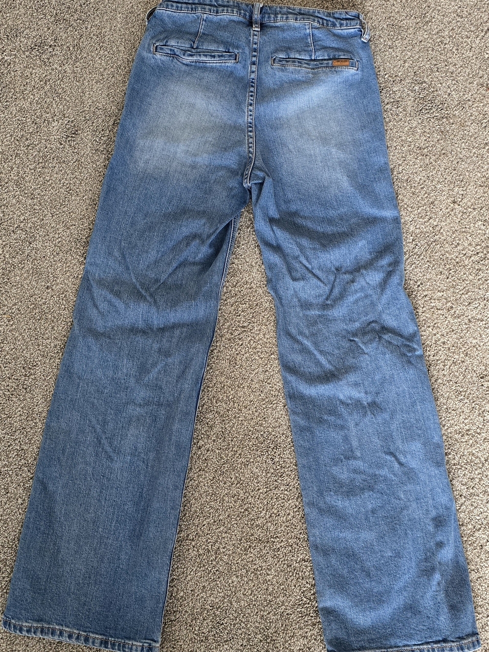 Womens's Blue Wide-Leg Jeans - Picture 2 of 3